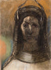 Figure cornue - Odilon Redon — weergave van het kunstwerk