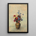 Fleurs dans un vase - Odilon Redon — ingelijst kunstwerk aan de muur