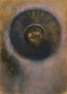 Tête dans une auréole - Odilon Redon — weergave van het kunstwerk