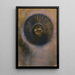 Tête dans une auréole - Odilon Redon — ingelijst kunstwerk aan de muur