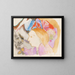 Jonge vrouw en bloemen - Odilon Redon — ingelijst kunstwerk aan de muur