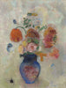 Grote vaas met bloemen - Odilon Redon — weergave van het kunstwerk
