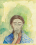 Het Stilte - Odilon Redon — weergave van het kunstwerk