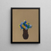 Gedachten - Odilon Redon — ingelijst kunstwerk aan de muur