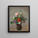 pioen, geranium en lila - Odilon Redon — ingelijst kunstwerk aan de muur