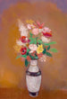 Vase de fleurs - Odilon Redon — weergave van het kunstwerk