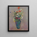 Bloemenvaas Visie - Odilon Redon — ingelijst kunstwerk aan de muur