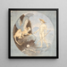 Oedipus and the Sphinx - Niels Skovgaard — framed artwork on a wall