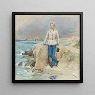 Officier autrichien à l'Adriatique - Alexander Pock