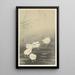 Poussins et ver - Ohara Koson — framed artwork on a wall