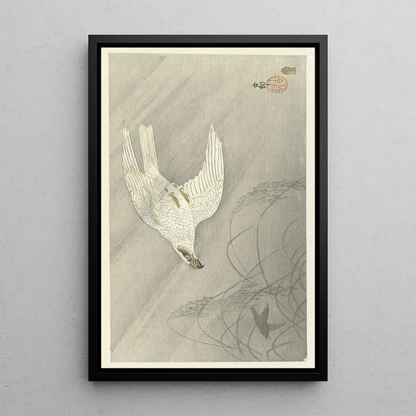 Ohara Koson - Hunting hawk.webp