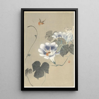 Ohara Koson - Insects at bindweed.webp