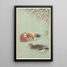 Mandarin Ducks - Ohara Koson — framed artwork on a wall