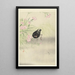 Waterfowl near a flowering plant - Ohara Koson — framed artwork on a wall