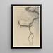 Duck on whimsical branch - Ohara Koson — framed artwork on a wall