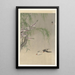 Swallows in Flight - Ohara Koson — framed artwork on a wall