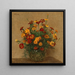 Carnations - Henri Fantin-Latour — framed artwork on a wall