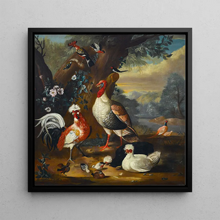 Oiseaux dans un paysage - Pieter Casteels III
