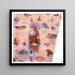 Birds of the Baltic Sea II - Tiit Psuke — framed artwork on a wall