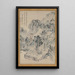 Temple Shrinji - Okada Beisanjin — ingelijst kunstwerk aan de muur