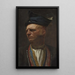 Portrait d'un fermier de Setesdal Étude pour Combat dans une vieille ferme - Olaf Isaachsen — ingelijst kunstwerk aan de muur
