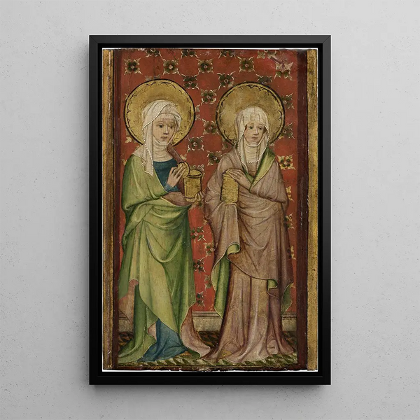 Older Master of the Aachen Wardrobe Doors - Two out of three Marys at the Sepulchre.webp