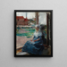 Woman Breton - Olga Boznańska — framed artwork on a wall