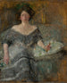 Portrait of Elza Krauze - Olga Boznańska — artwork view