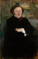 Portret van de pianist Professor Antoni Dieth - Olga Boznańska — weergave van het kunstwerk