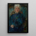 Portret van ucja Detloff - Olga Boznańska — ingelijst kunstwerk aan de muur