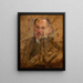 Sketch of a male figure - Olga Boznańska — framed artwork on a wall
