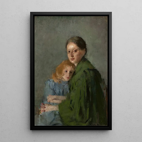 Olga Boznanska - Study of a woman with a girl.webp