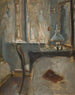 Studie van het interieur van de kunstenaarsatelier in Krakau - Olga Boznańska — weergave van het kunstwerk