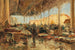 De Vismarkt in Venetië - Olga Wisinger-Florian — weergave van het kunstwerk