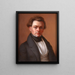 Zelfportret - Oliver Tarbell Eddy — ingelijst kunstwerk aan de muur