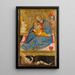 La Vierge de l'humilité avec la Tentation d'Ève - Olivuccio di Ciccarello — ingelijst kunstwerk aan de muur