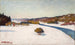 Winterlandschap - Olof Sager-Nelson — weergave van het kunstwerk