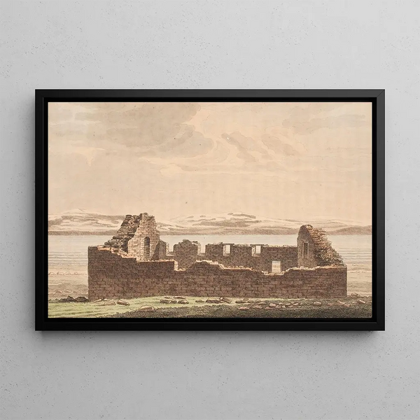 Oluf Olufsen Bagge - Kirkeruin p Grnland Illustration til WA Graah Undersgelsesrejse til stkysten af Grnland 3.webp