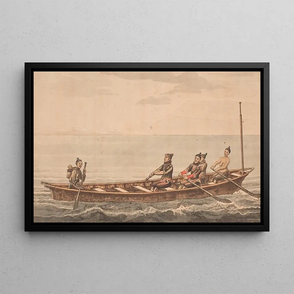 Oluf Olufsen Bagge - Konebd Illustration til WA Graah Undersgelsesrejse til stkysten af Grnland.webp