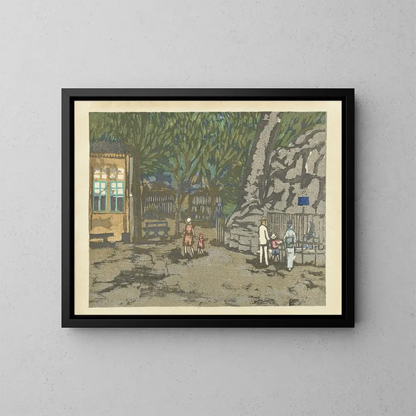 Ueno Zoo - Onchi Kōshirō — ingelijst kunstwerk aan de muur