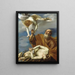 Het offer van Isaak - Orazio Riminaldi — ingelijst kunstwerk aan de muur