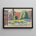 Bronx Painting, 144th Street - Oscar Bluemner — framed artwork on a wall