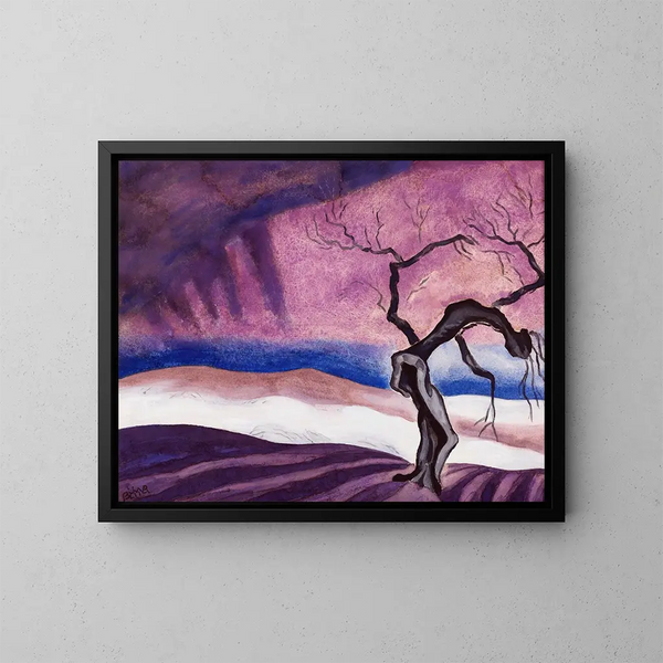 La Mort - Oscar Bluemner — ingelijst kunstwerk aan de muur