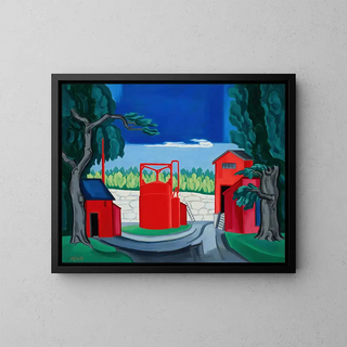 Oscar Bluemner - Pagoda Red Tank West Quincy.webp