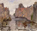 Kanaal in Dordrecht - Oskar Laske — weergave van het kunstwerk