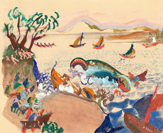 La Baleine - Oskar Laske — weergave van het kunstwerk