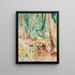 Waldbach II - Oskar Moll — framed artwork on a wall