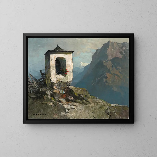 Heiligheid van de weg - Oskar Mulley — ingelijst kunstwerk aan de muur