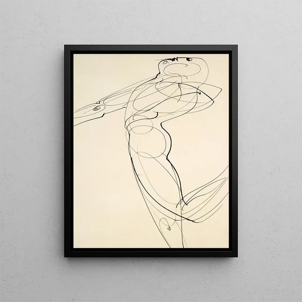 Oskar Schlemmer - Figure Bending Backwards.webp