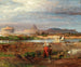 Aan de poorten van Rome - Oswald Achenbach — weergave van het kunstwerk